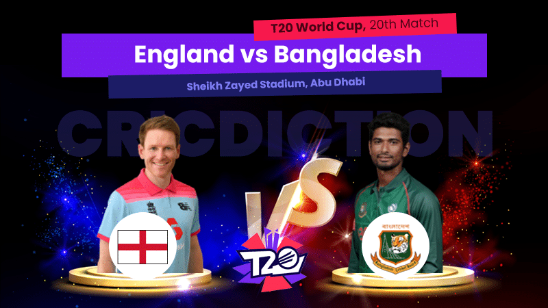 ENG vs BAN, 20th Match